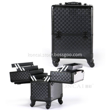 Promotional Trolley Cosmetic Bag/Beauty Case for Dresser